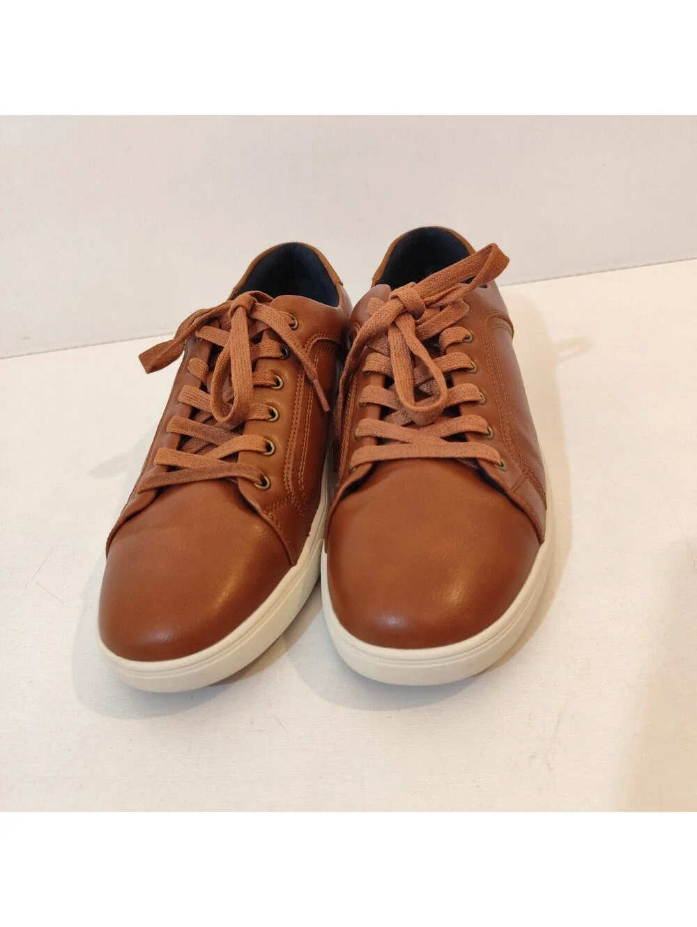 Bruno Marc Casual Dress Sneakers Men's Lace Up Shoes Brown Size 10